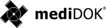 medidock-Logo in schwarz